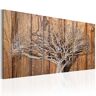 Karo-art Schilderij - Verhalen van de Wind, boom in de winter , 3luik 120x60cm