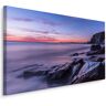 Karo-art Schilderij - Watergate Bay in Engeland , Wanddecoratie , Premium print 70x50cm