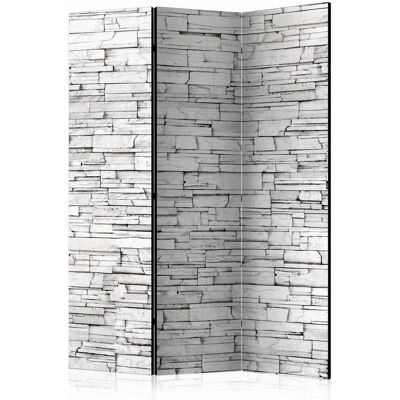 Karo-art Vouwscherm / Kamerscherm - Witte muur 135x172cm, gemonteerd geleverd, dubbelzijdig geprint 135x172cm Karo-art Vouwscherm / Kamerscherm - Witte muur 135x172cm, gemonteerd geleverd, dubbelzijdig geprint 135x172cm
