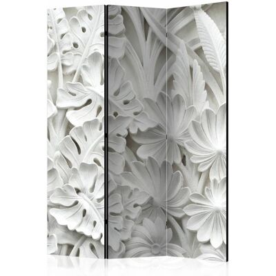 Karo-art Vouwscherm / Kamerscherm - Bloemen in het wit 135x172cm , gemonteerd geleverd dubbelzijdig geprint 135x172cm Karo-art Vouwscherm / Kamerscherm - Bloemen in het wit 135x172cm , gemonteerd geleverd dubbelzijdig geprint 135x172cm