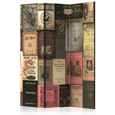 Karo-art Vouwscherm / Kamerscherm - Oude Boeken 135x172 cm , gemonteerd geleverd dubbelzijdig geprint 135x172cm Karo-art Vouwscherm / Kamerscherm - Oude Boeken 135x172 cm , gemonteerd geleverd dubbelzijdig geprint 135x172cm
