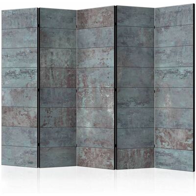 Karo-art Vouwscherm / Kamerscherm - Turquoise Beton 225x172cm , gemonteerd geleverd, dubbelzijdig geprint 225x172cm Karo-art Vouwscherm / Kamerscherm - Turquoise Beton 225x172cm , gemonteerd geleverd, dubbelzijdig geprint 225x172cm