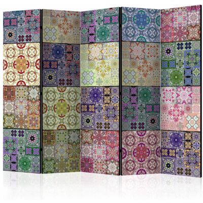 Karo-art Vouwscherm / Kamerscherm - Overvloed aan kleuren II 225x172cm , gemonteerd geleverd, dubbelzijdig geprint 225x172cm Karo-art Vouwscherm / Kamerscherm - Overvloed aan kleuren II 225x172cm , gemonteerd geleverd, dubbelzijdig geprint 225x172cm