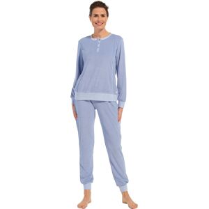 Pastunette dames badstof pyjama 20232-174-4 - Blauw - 36