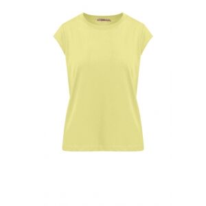 CC Heart T-shirt met ronde hals Classic  geel