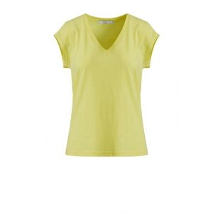 CC Heart T-shirt met V-hals Vera  geel