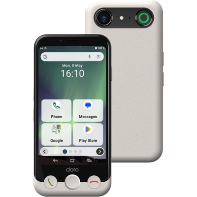 Doro Aurora A10 Senior 64 Gb Bone White - Wit Doro Aurora A10 Senior 64 Gb Bone White - Wit