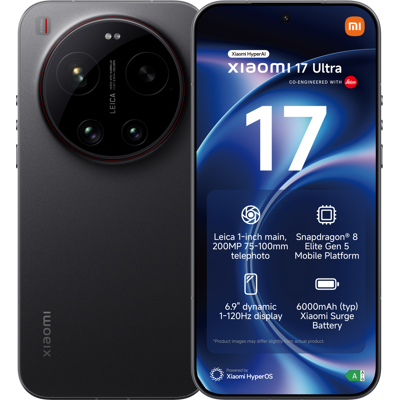 Xiaomi 17 Ultra 16gb Ram - 512 Gb Zwart Xiaomi 17 Ultra 16gb Ram - 512 Gb Zwart