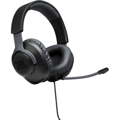 100 JBLquantum100blk Over-ear Bedrade Gaming-headset Zwart 100 JBLquantum100blk Over-ear Bedrade Gaming-headset Zwart