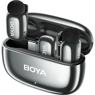 Boya Mini 2-02 (grey) 1x Rx Usb-c + 2x Tx Microfoon Boya Mini 2-02 (grey) 1x Rx Usb-c + 2x Tx Microfoon