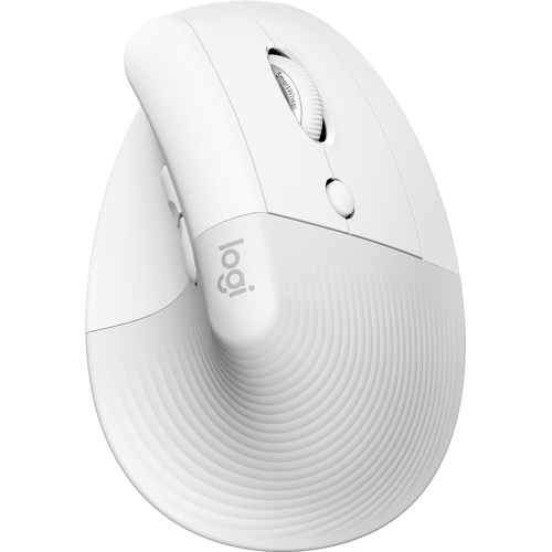 Logitech Lift Verticale Ergonomische Muis Wit