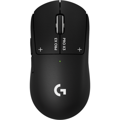 Logitech G Pro X3 Superstrike Draadloos Gamingmuis Midnight Black Logitech G Pro X3 Superstrike Draadloos Gamingmuis Midnight Black