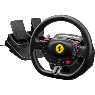 Thrustmaster T98-p Ferrari 296 Gtb - Racestuur Met Pedalen Voor Pc PS4 En PS5 Thrustmaster T98-p Ferrari 296 Gtb - Racestuur Met Pedalen Voor Pc PS4 En PS5
