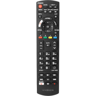 Vivanco Panasonic/afstandsbediening Rr 230 Smart Tv 57 Knoppen Remote Vivanco Panasonic/afstandsbediening Rr 230 Smart Tv 57 Knoppen Remote