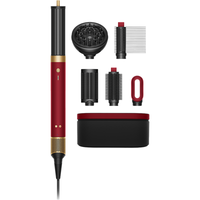 Dyson Airwrap Co-anda 2x Curly + Coily Red Velvet / Gold Multistyler Rood Dyson Airwrap Co-anda 2x Curly + Coily Red Velvet / Gold Multistyler Rood