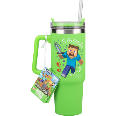Paladone Xl 900ml Minecraft Reismok Met Rietje Paladone Xl 900ml Minecraft Reismok Met Rietje