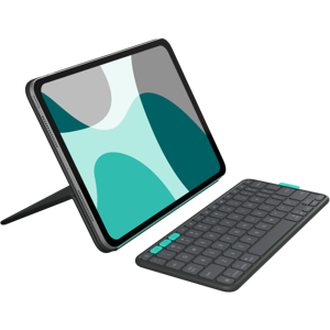 Logitech Flip Folio Beschermhoes Voor Ipad Pro 11-inch (m4 & M5) Air (m2 En M3) (5e Generatie) - Graphite Toetsenbordcase Logitech Flip Folio Beschermhoes Voor Ipad Pro 11-inch (m4 & M5) Air (m2 En M3) (5e Generatie) - Graphite Toetsenbordcase