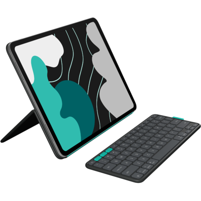 Logitech Flip Folio Beschermhoes Voor Ipad Pro 13-inch (m4 En M5) Air (m2 M3) (2024 2025) - Graphite Toetsenbordcase Logitech Flip Folio Beschermhoes Voor Ipad Pro 13-inch (m4 En M5) Air (m2 M3) (2024 2025) - Graphite Toetsenbordcase