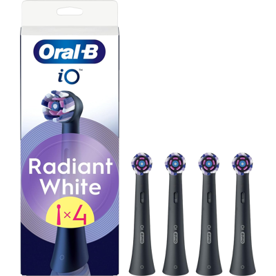Oral-b Opzetborstel Io Radiant 4pcs Zwart Oral-b Opzetborstel Io Radiant 4pcs Zwart
