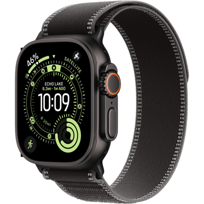 Apple Watch Ultra 3 gps + Cellular - 49mm black Titanium Case - Black/charcoal Trail Loop M/l Smartwatch Black Apple Watch Ultra 3 gps + Cellular - 49mm black Titanium Case - Black/charcoal Trail Loop M/l Smartwatch Black
