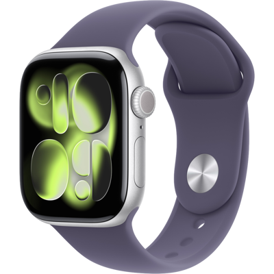 Apple Watch Series 11 gps - 42mm Aluminium Case - Purple Fog Sport Band S/m Smartwatch Silver Apple Watch Series 11 gps - 42mm Aluminium Case - Purple Fog Sport Band S/m Smartwatch Silver