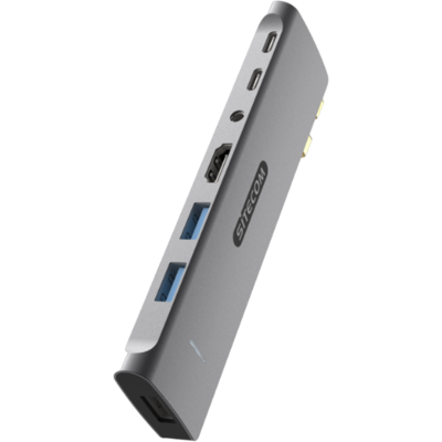 SiteCom Multiport-hub 7-in-2 (voor Macbook M1/m2) SiteCom Multiport-hub 7-in-2 (voor Macbook M1/m2)