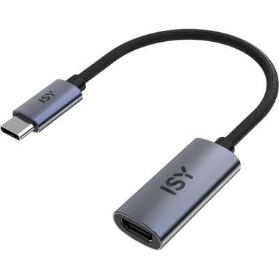 ISY Iad-1035 Adapter Usb-c 015 M Grijs ISY Iad-1035 Adapter Usb-c 015 M Grijs