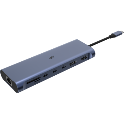 ISY Iad-1036 13-in-1 Power Delivery + Multiport Adapter ISY Iad-1036 13-in-1 Power Delivery + Multiport Adapter