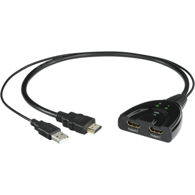ISY Ihd-9031 Hdmi Splitter 2xhdmi/usb-a 4k Video Cable ISY Ihd-9031 Hdmi Splitter 2xhdmi/usb-a 4k Video Cable