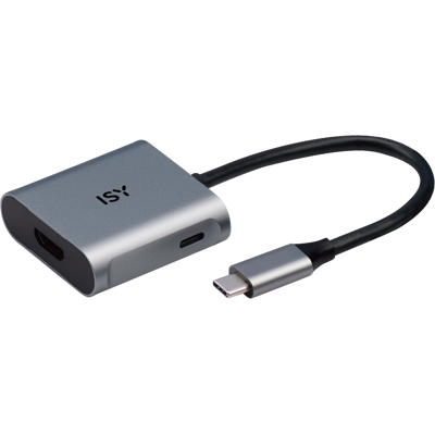 ISY Iad-1015-1 Usb-c Naar Hdmi-adapter Pd Adapter 12 Cm Zilver Aluminium ISY Iad-1015-1 Usb-c Naar Hdmi-adapter Pd Adapter 12 Cm Zilver Aluminium
