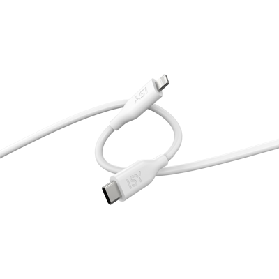 ISY Ics-5000-wt-cl Usb-c-naar-lightning-kabel 2 M Wit ISY Ics-5000-wt-cl Usb-c-naar-lightning-kabel 2 M Wit