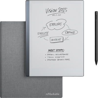 Remarkable 2 + Marker Plus Book Folio Grijs Remarkable 2 + Marker Plus Book Folio Grijs