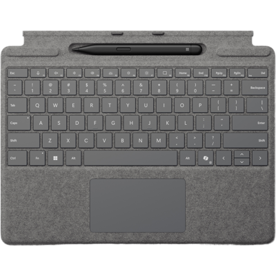 Microsoft Surface Pro Tc - 13 Inch + Slim Pen Platina Toetsenbord Grijs Microsoft Surface Pro Tc - 13 Inch + Slim Pen Platina Toetsenbord Grijs