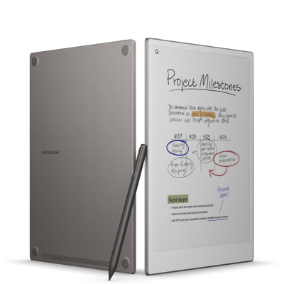 Remarkable Paper Pro + Marker Plus E-ink-tablet Zwart Remarkable Paper Pro + Marker Plus E-ink-tablet Zwart