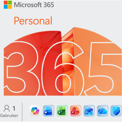 Microsoft 365 Personal - Jaarabonnement Download 1 Gebruiker Microsoft 365 Personal - Jaarabonnement Download 1 Gebruiker