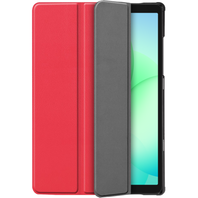 Just In Case Trifold Smart Book Case Tablet Cover Beschermhoes Rood Just In Case Trifold Smart Book Case Tablet Cover Beschermhoes Rood