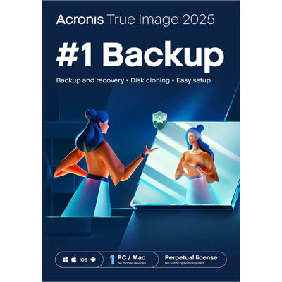Acronis True Image 2025 - 1 Pc Of Mac Eenmalige Aanschaf Acronis True Image 2025 - 1 Pc Of Mac Eenmalige Aanschaf