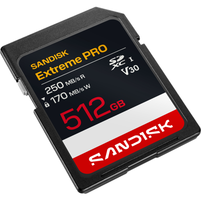 SanDisk Sdxc Extreme Pro 512gb Uhs-i V30 U3 512 Gb 170 Mbit/s SanDisk Sdxc Extreme Pro 512gb Uhs-i V30 U3 512 Gb 170 Mbit/s