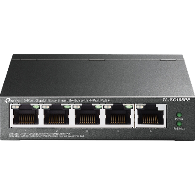 Tp-link Tl-sg105pe 5-poort Gigabit Easy Smart Switch Met 4-poort Poe+ Igmp Snooping Poe-switch Tp-link Tl-sg105pe 5-poort Gigabit Easy Smart Switch Met 4-poort Poe+ Igmp Snooping Poe-switch