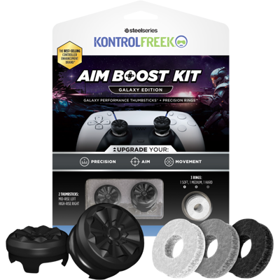 Kontrolfreek Galaxy Aimboost Playstation 5 Zwart PS5 Thumbsticks Aim Boost Kit Kontrolfreek Galaxy Aimboost Playstation 5 Zwart PS5 Thumbsticks Aim Boost Kit