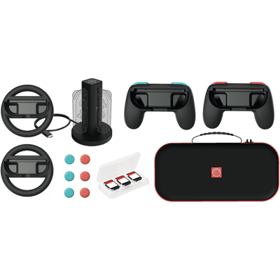 Qware Nintendo Switch 2 Multi Color Starter Kit Black Qware Nintendo Switch 2 Multi Color Starter Kit Black