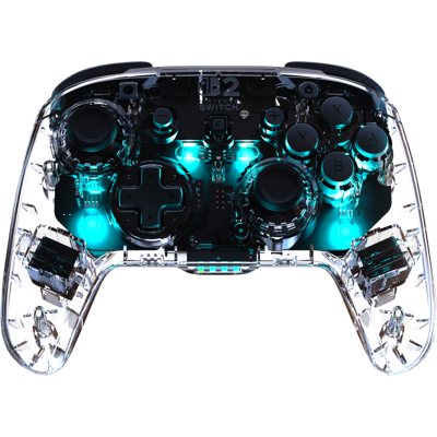 Turtle Beach Afterglow Wireless - Clear Controller Nintendo Switch 2 Switch Lite Oled Doorzichtig Turtle Beach Afterglow Wireless - Clear Controller Nintendo Switch 2 Switch Lite Oled Doorzichtig