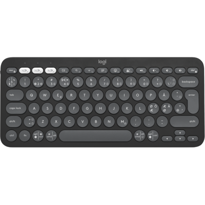 Logitech Pebble Keys 2 K380s Bluetooth-toetsenbord Voor Meerdere Apparaten - Graphite Logitech Pebble Keys 2 K380s Bluetooth-toetsenbord Voor Meerdere Apparaten - Graphite