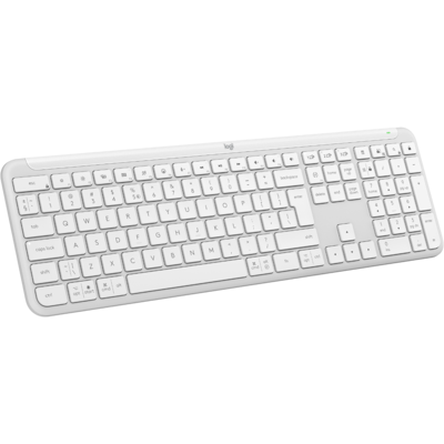 Logitech K950 Signature Slim Draadloos Toetsenbord Wit Logitech K950 Signature Slim Draadloos Toetsenbord Wit