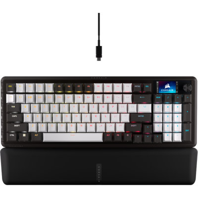 Corsair Vanguard 96 Dual Tone - Us-qwerty Bedraad Gamingtoetsenbord Zwart Corsair Vanguard 96 Dual Tone - Us-qwerty Bedraad Gamingtoetsenbord Zwart
