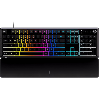Corsair Skiff 100 Plus Rgb (us Qwerty) Bedraad Gamingtoetsenbord Zwart Corsair Skiff 100 Plus Rgb (us Qwerty) Bedraad Gamingtoetsenbord Zwart