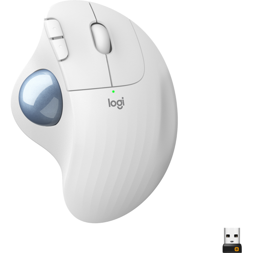 Logitech Ergo M575 Trackball Muis Wit