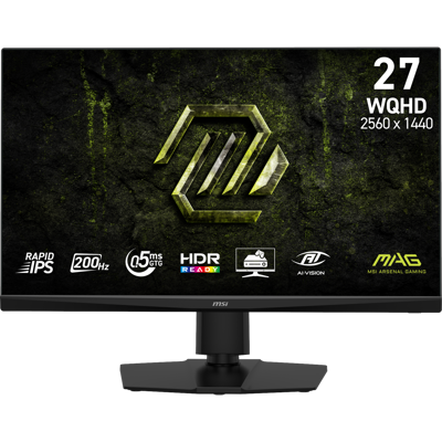 MSI Mag 272qpf E20 - 27 Inch Wqhd 2560 X 1440 Pixels Ips (in-plane Switching) MSI Mag 272qpf E20 - 27 Inch Wqhd 2560 X 1440 Pixels Ips (in-plane Switching)