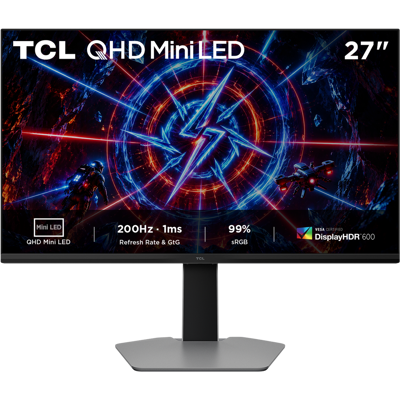 TCL 27p2a Mini Led Gamingmonitor - 27 Inch Qhd 2560x1440 Miniled Direct-84 TCL 27p2a Mini Led Gamingmonitor - 27 Inch Qhd 2560x1440 Miniled Direct-84