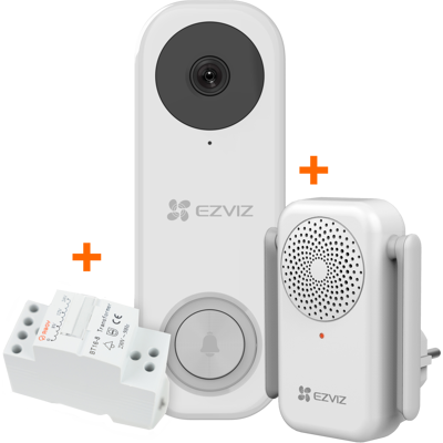 EZVIZ CS-BD-DB1C Wit Deurbel Kit - Slimme deurbel met AI EZVIZ CS-BD-DB1C Wit Deurbel Kit - Slimme deurbel met AI